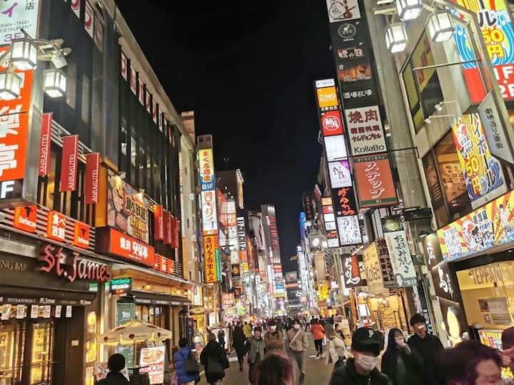 טוקיו 北新宿 Central Shinjuku Walk To Kabuki-Chou, Golden Gai מראה חיצוני תמונה